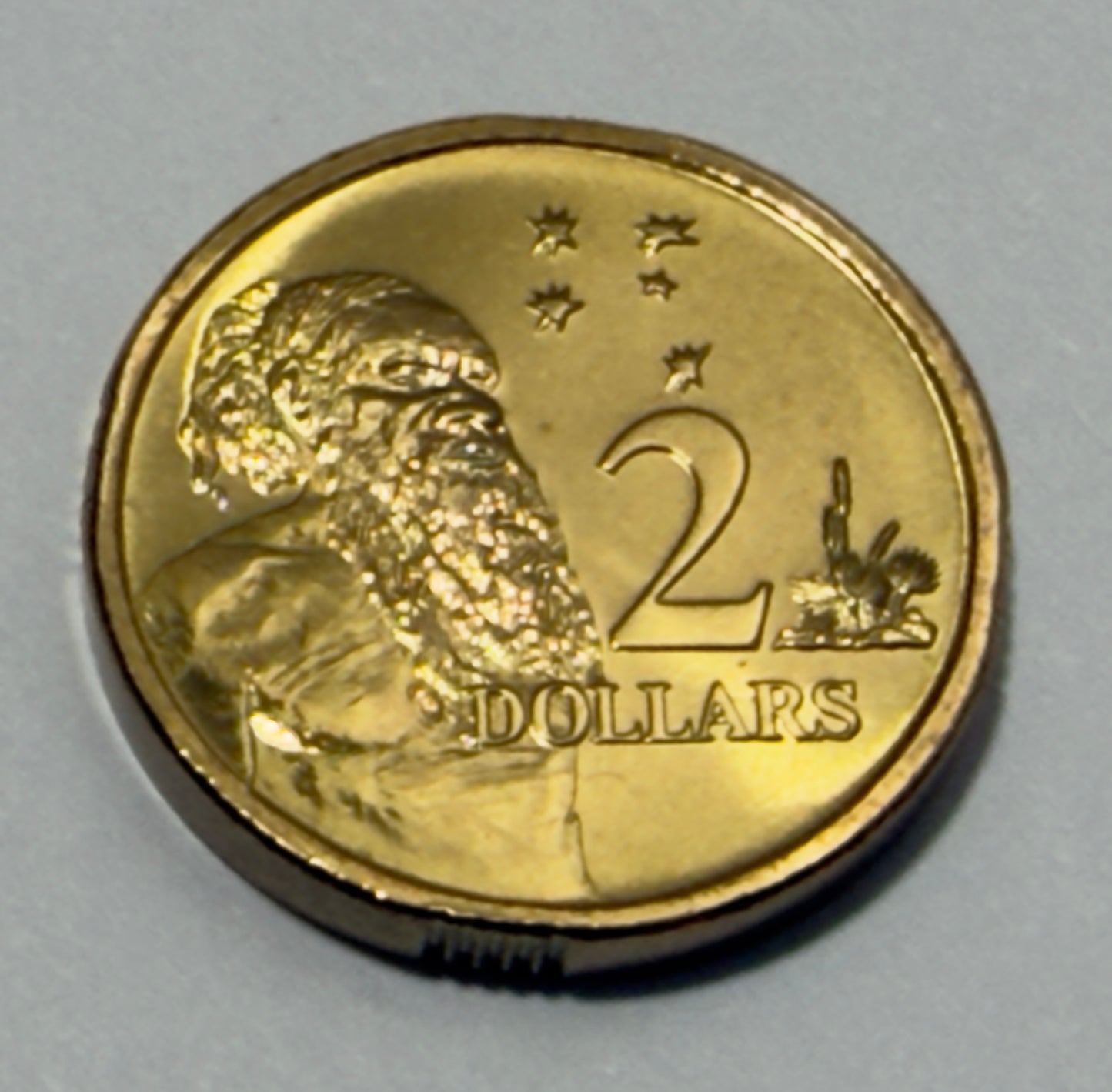 1997 $2 Elder Coin - Choice Uncirculated - ex mint set coin - comes in 2x2
