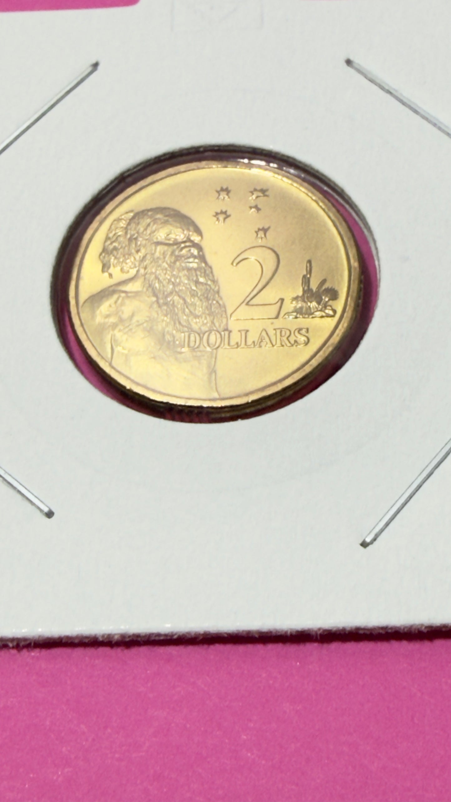 1997 $2 Elder Coin - Choice Uncirculated - ex mint set coin - comes in 2x2
