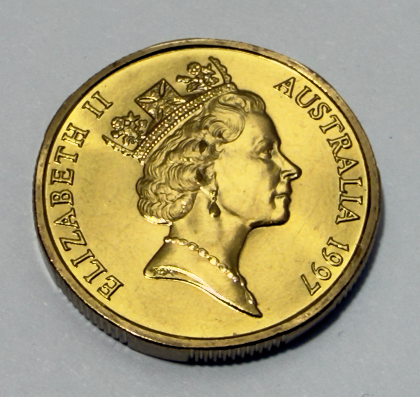 1997 $1 Sir Charles Kingsford Smith - Uncirculated - ex mint set coin - in 2x2