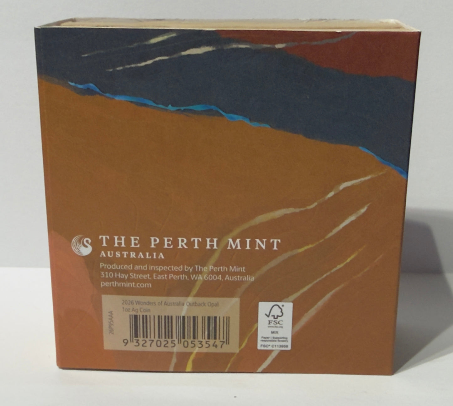 2026 1 OZ Silver Proof Opal Coin - WONDERS OF AUSTRALIA The Outback