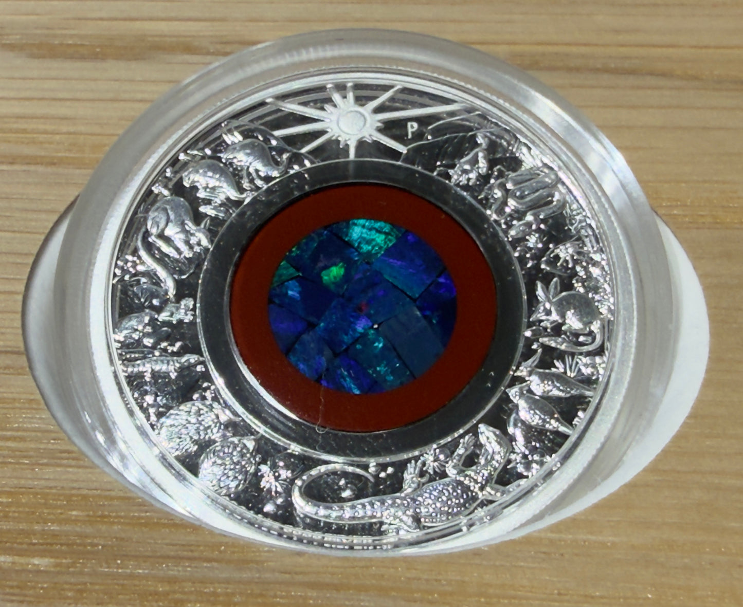 2026 1 OZ Silver Proof Opal Coin - WONDERS OF AUSTRALIA The Outback