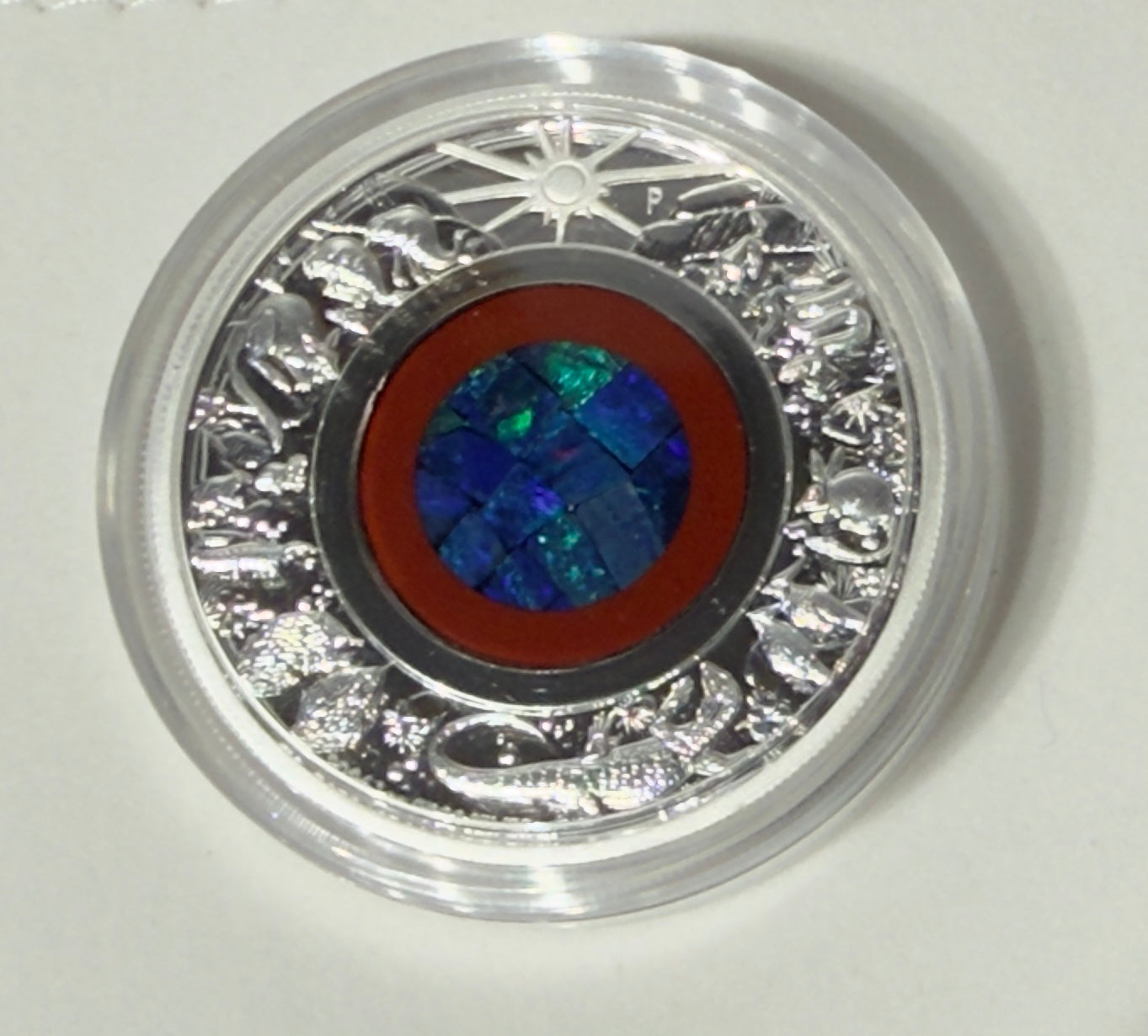2026 1 OZ Silver Proof Opal Coin - WONDERS OF AUSTRALIA The Outback