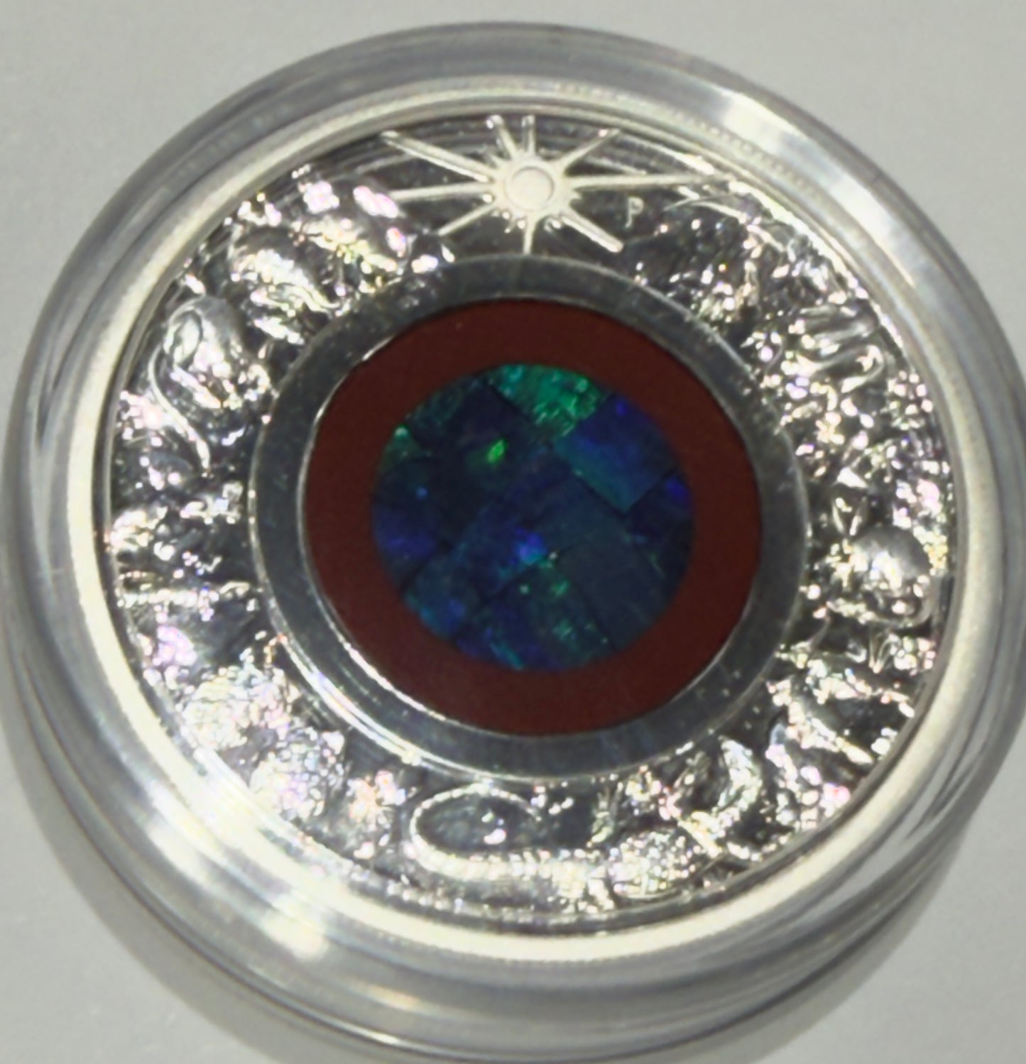 2026 1 OZ Silver Proof Opal Coin - WONDERS OF AUSTRALIA The Outback