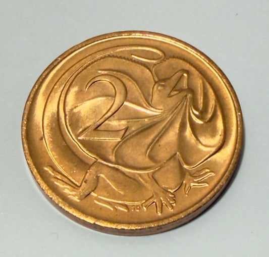 1980 2 Cent Coin - Uncirculated - Ex RAM Roll - Comes In 2x2