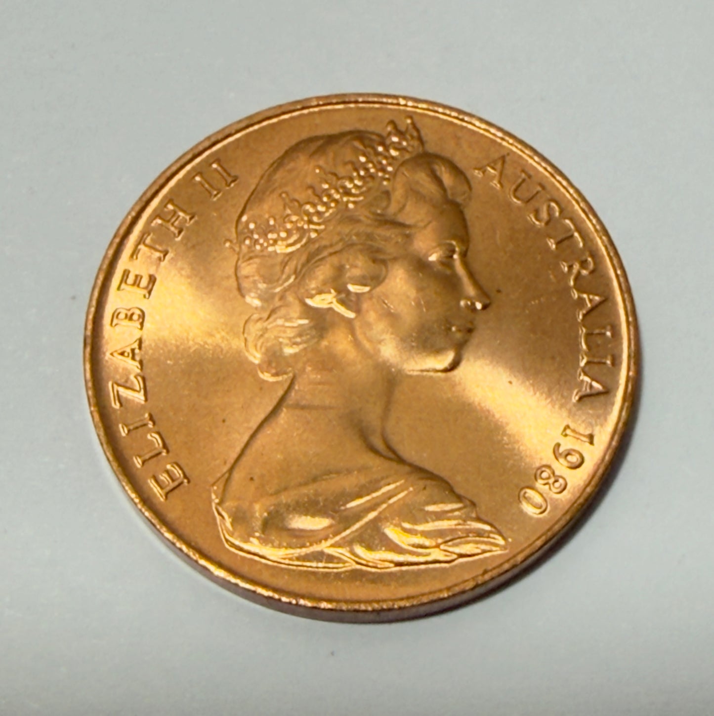 1980 2 Cent Coin - Uncirculated - Ex RAM Roll - Comes In 2x2