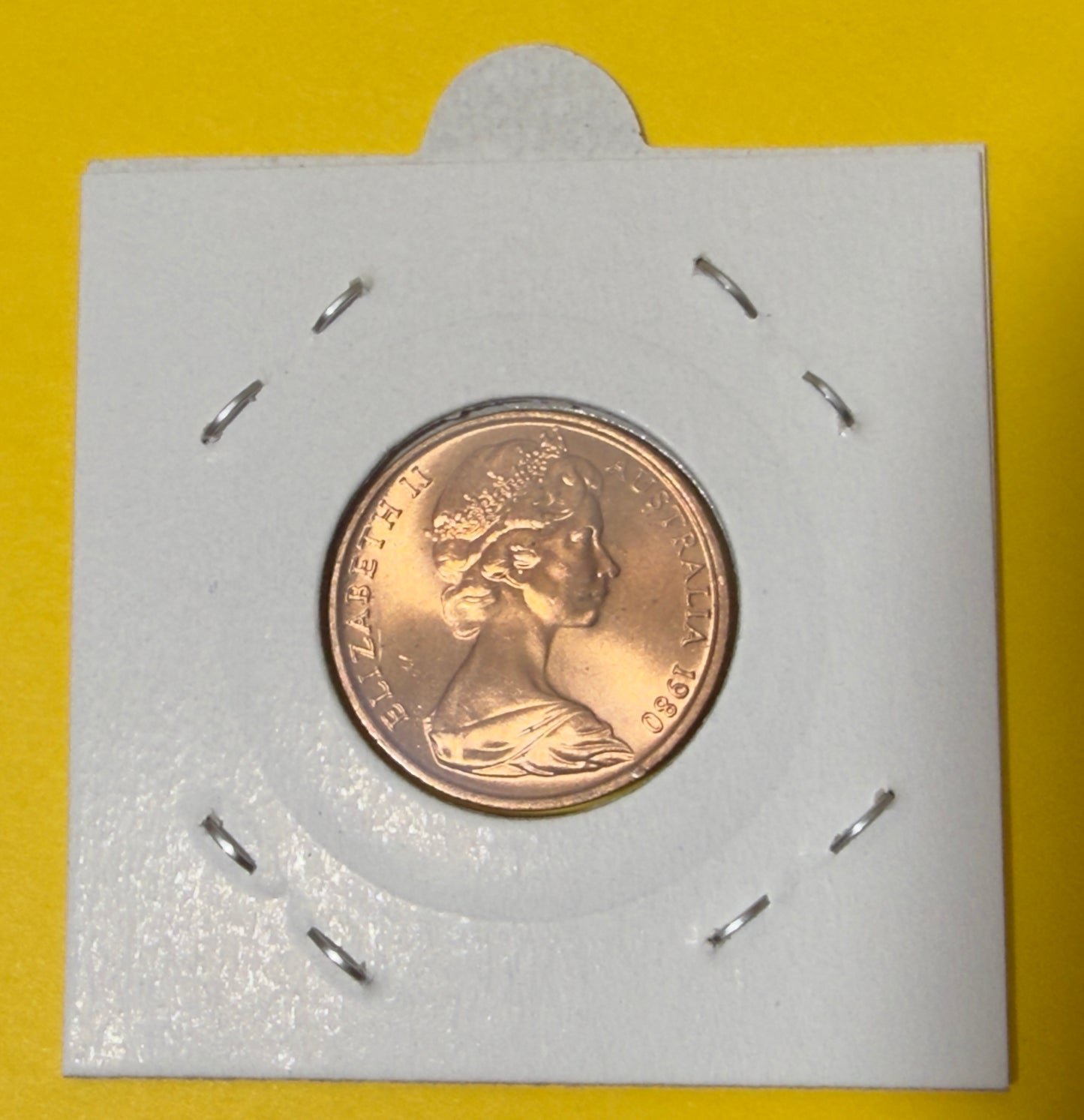 1980 2 Cent Coin - Uncirculated - Ex RAM Roll - Comes In 2x2