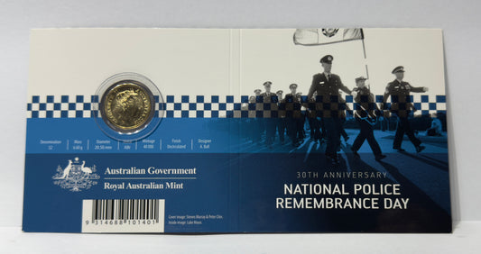 2019 $2 Police Remembrance Day C-Mintmark - Carded Coloured $2 Coin