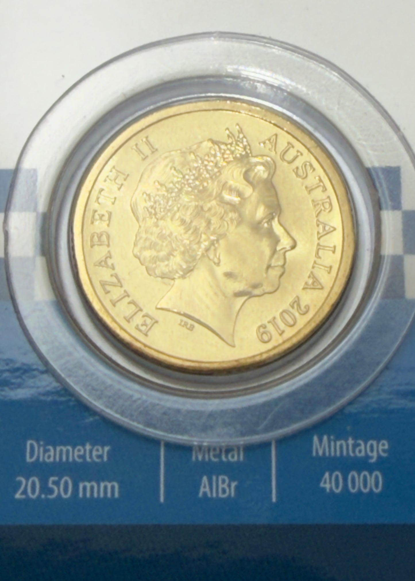 2019 $2 Police Remembrance Day C-Mintmark - Carded Coloured $2 Coin