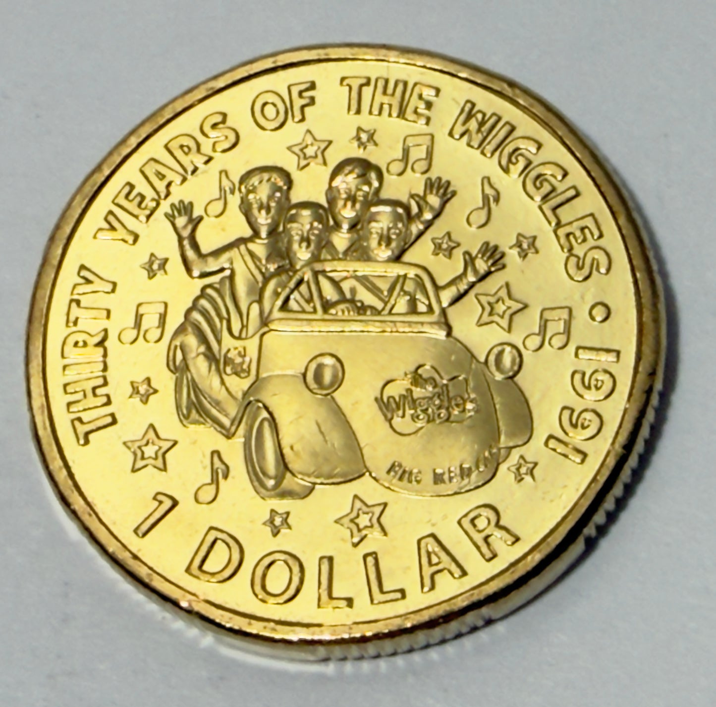 2021 $1 Wiggles Coins - Uncirculated - Set Of Two $1