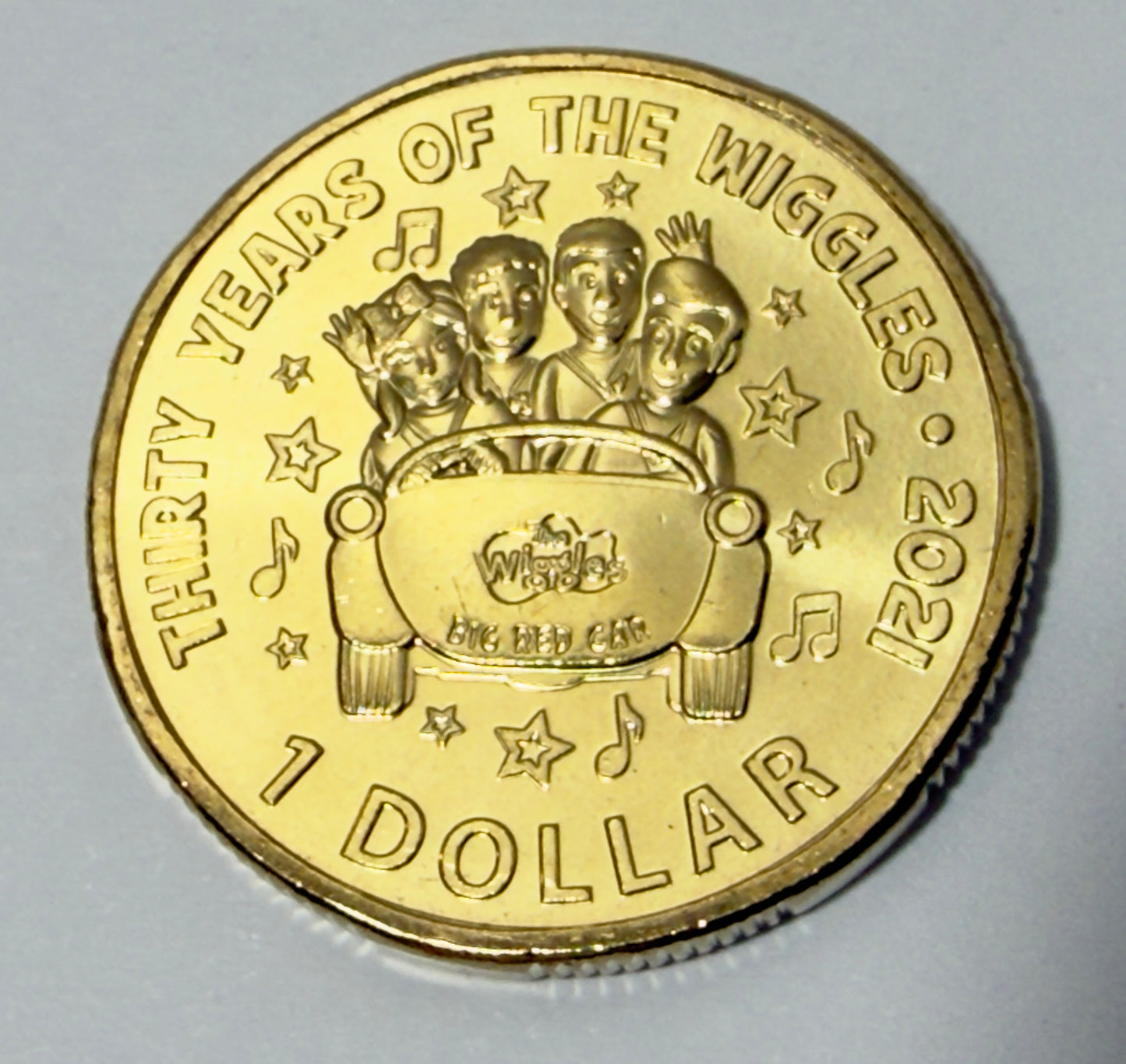 2021 $1 Wiggles Coins - Uncirculated - Set Of Two $1