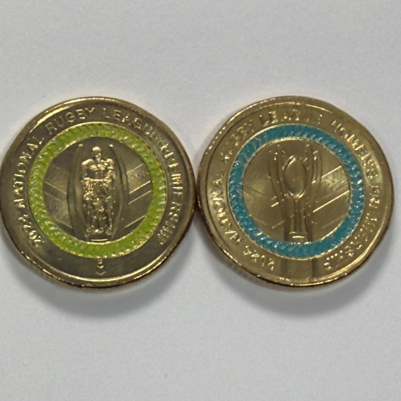 2024 $2 NRL Coins - NRL & NRLW - Uncirculated - Two Dollar - comes in 2x2s