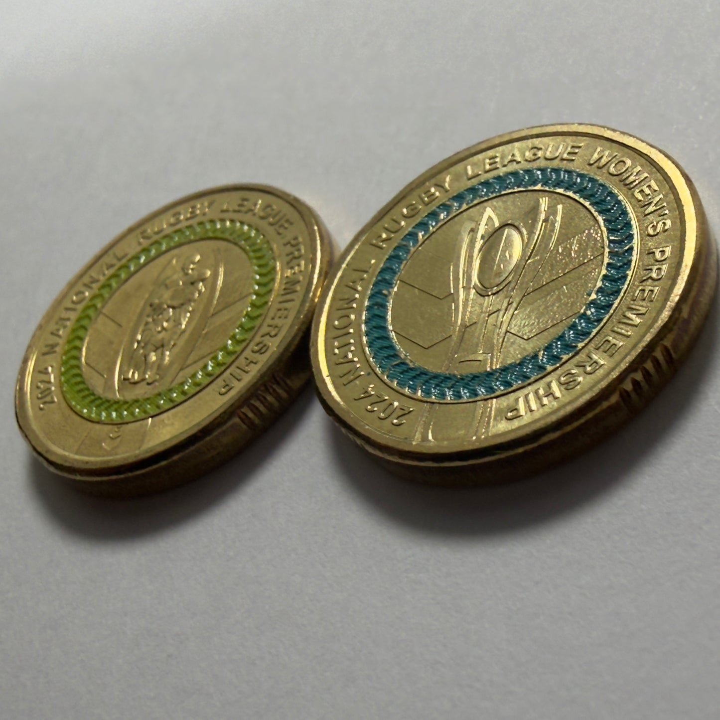 2024 $2 NRL Coins - NRL & NRLW - Uncirculated - Two Dollar - comes in 2x2s