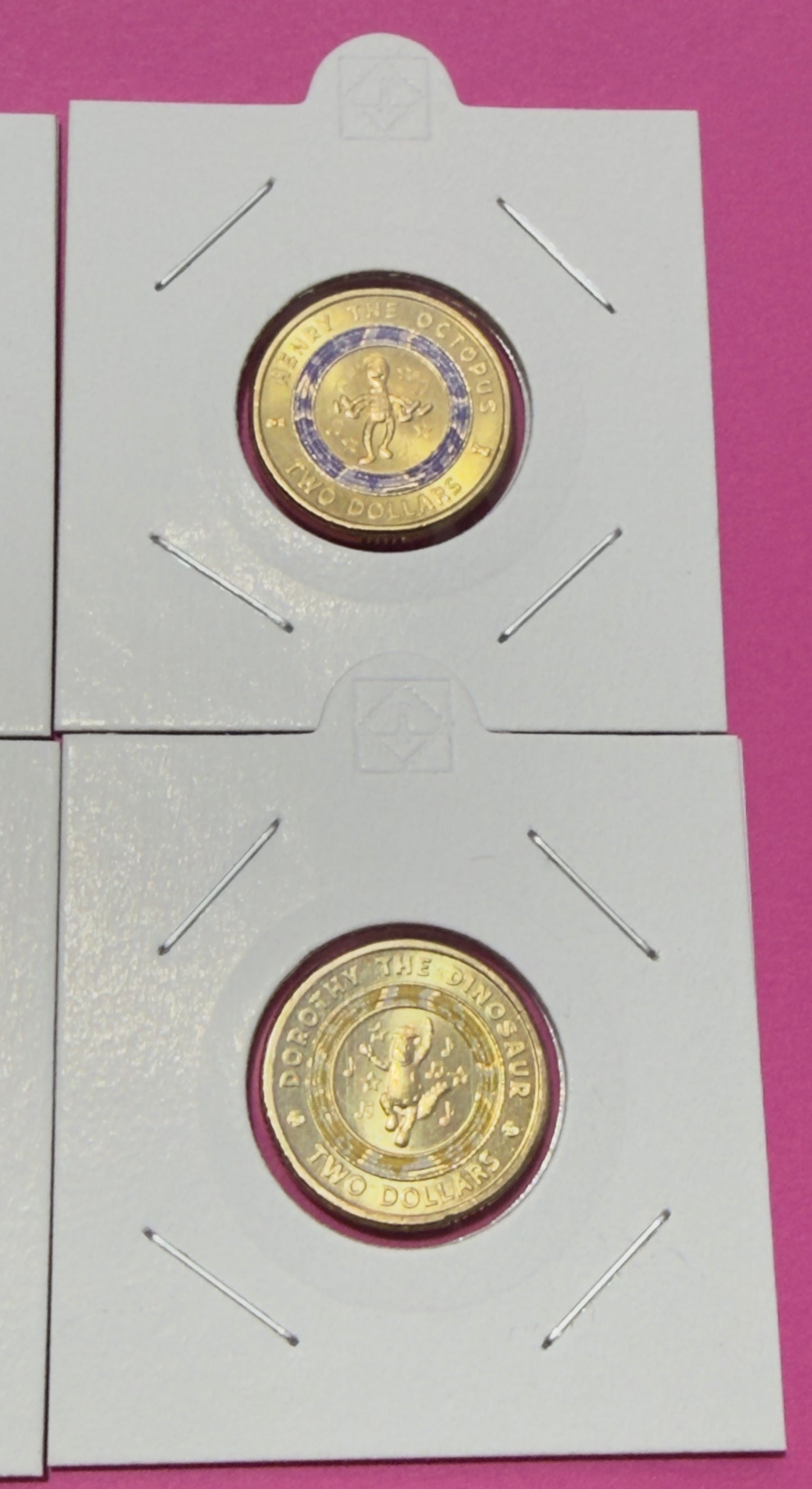2021 x4 Wiggles $2 Coin - Uncirculated - Ex MINT SET - come in 2x2s