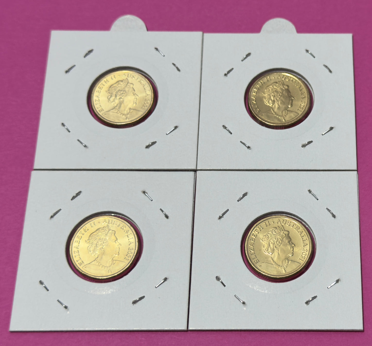 2021 x4 Wiggles $2 Coin - Uncirculated - Ex MINT SET - come in 2x2s