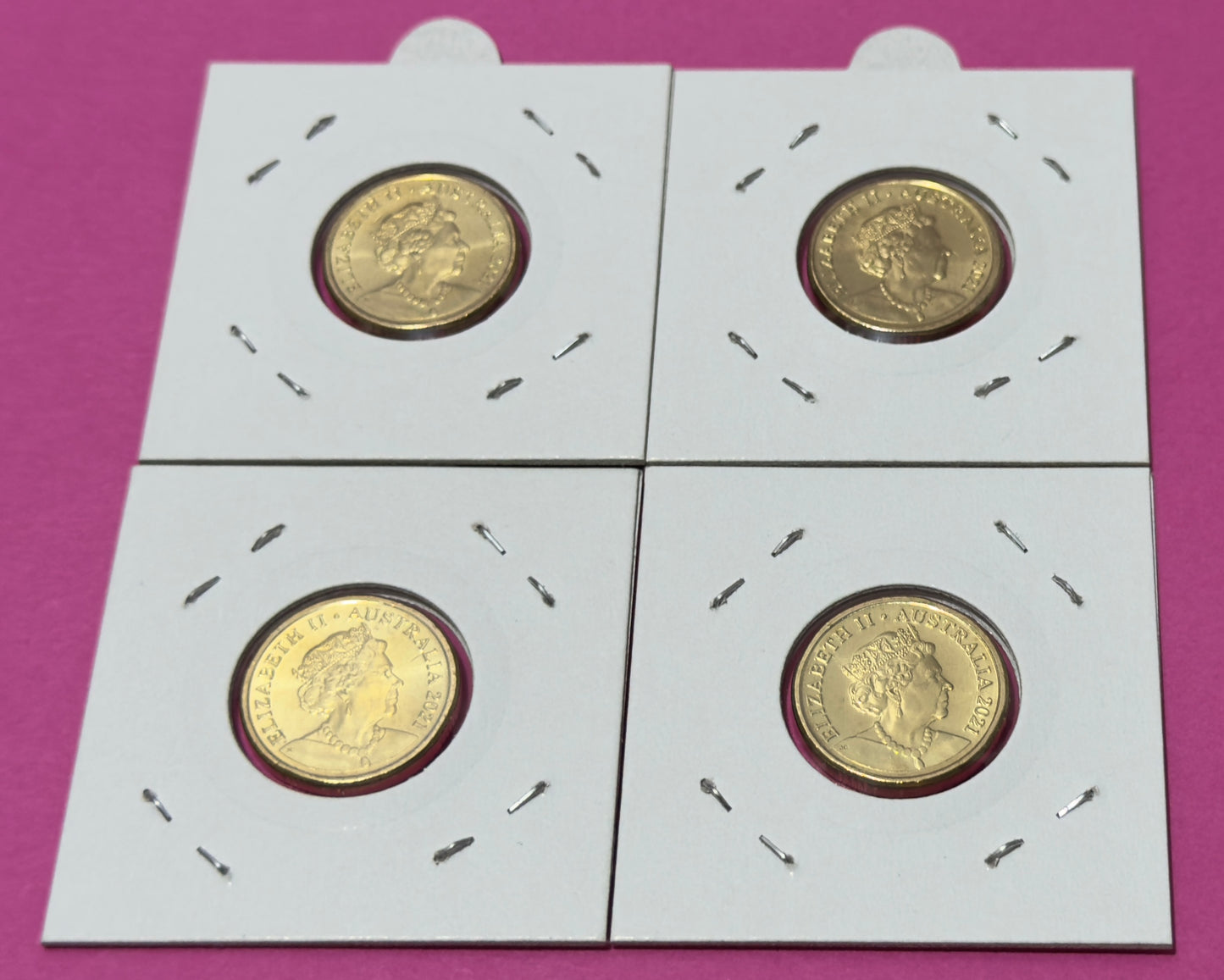2021 x4 Wiggles $2 Coin - Uncirculated - Ex MINT SET - come in 2x2s