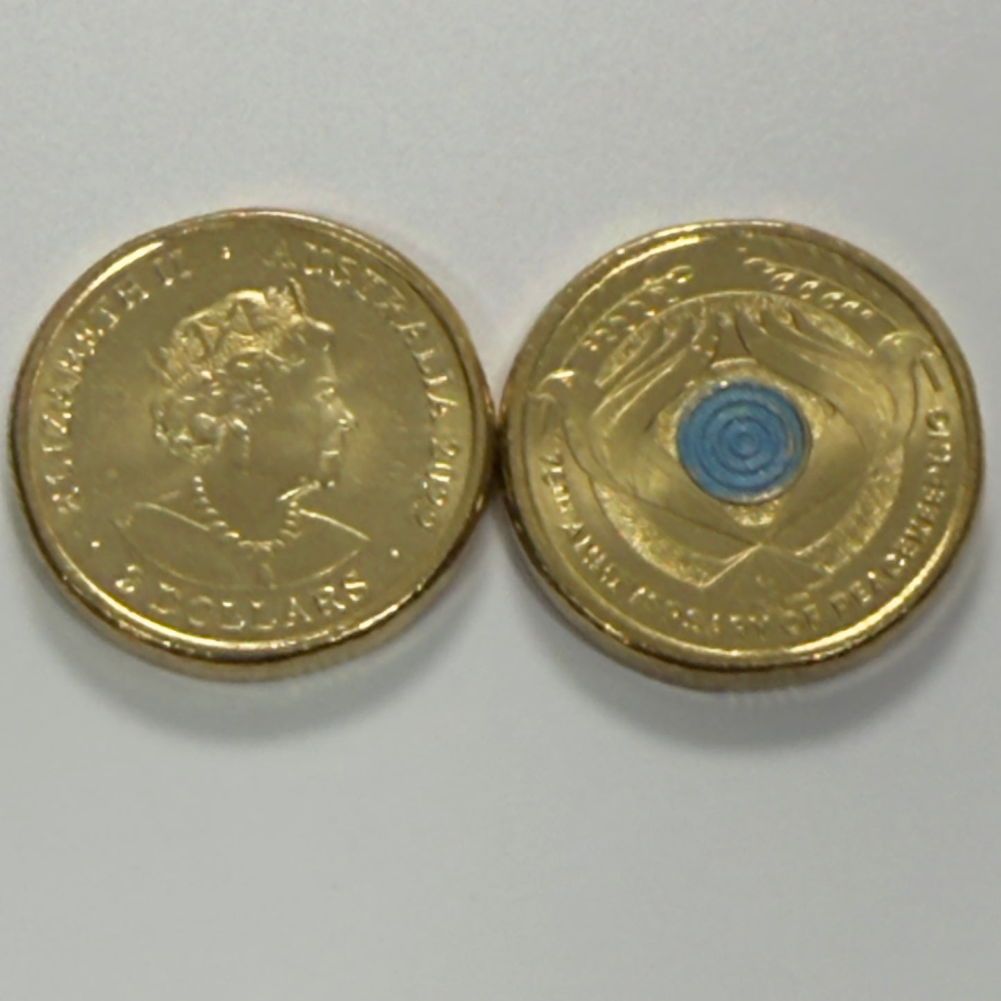 2022 $2 Coin - Uncirculated - Peacekeeping Dove - Coloured $2 - Comes In 2x2