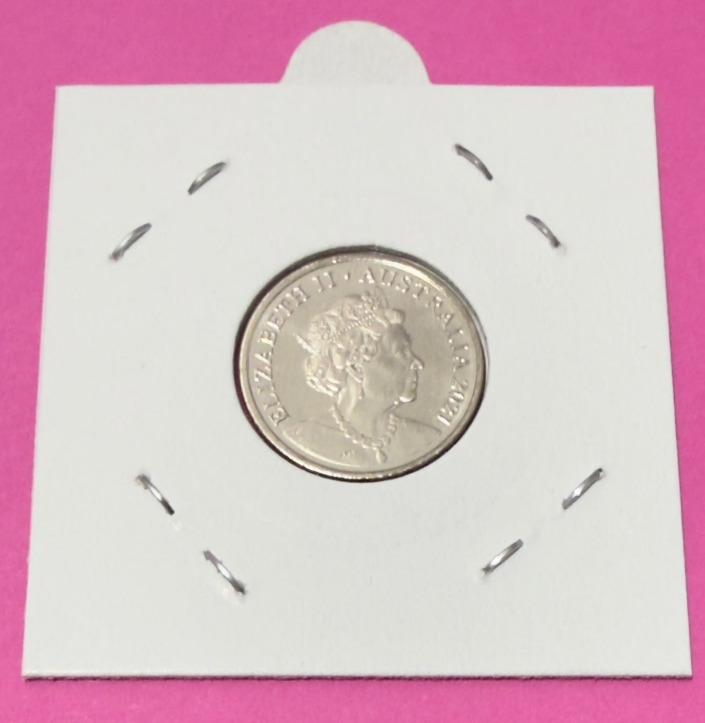 2021 5 Cent Coin - Uncirculated - Five Cent - JC Effigy - comes in 2x2