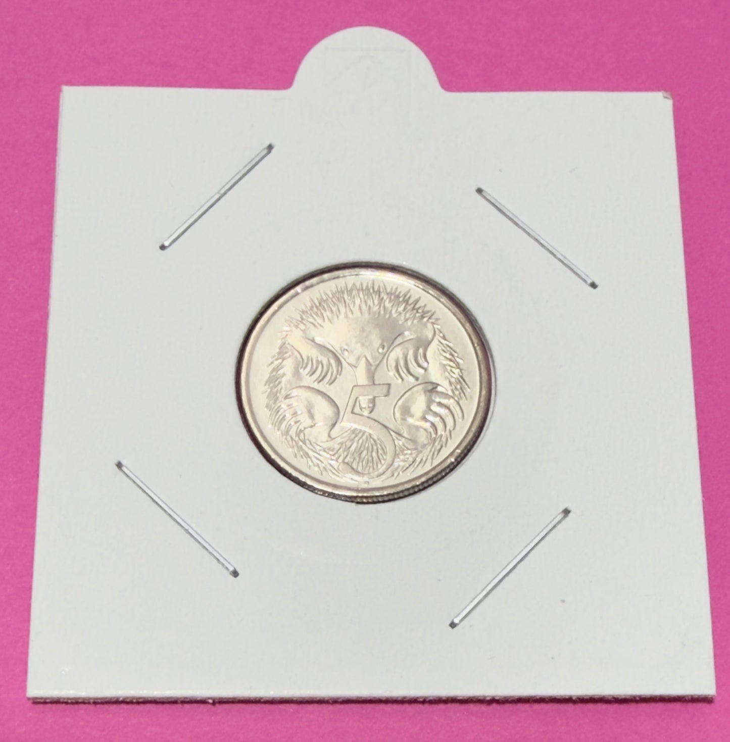 2021 5 Cent Coin - Uncirculated - Five Cent - JC Effigy - comes in 2x2