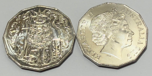 2019 IRB 50 Cent Coin - Uncirculated - Low Mintage -1.124 million - comes in 2x2