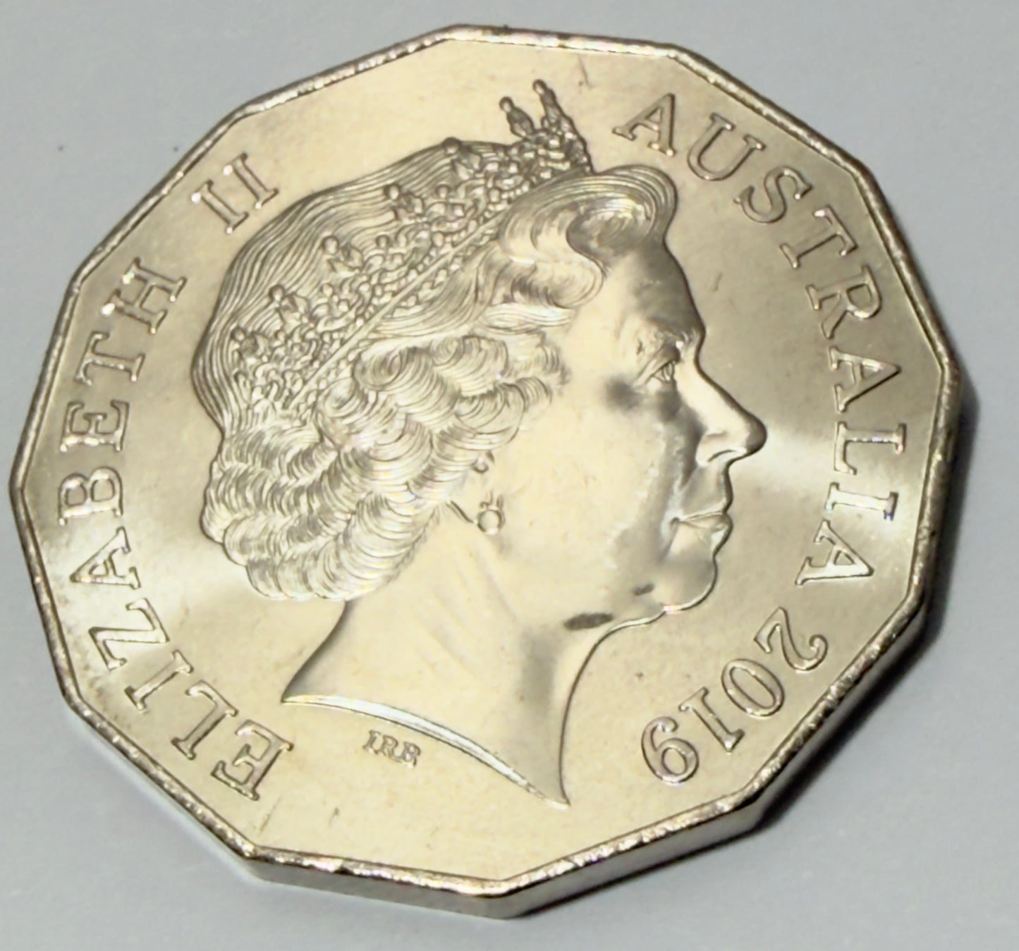 2019 IRB 50 Cent Coin - Uncirculated - Low Mintage -1.124 million - comes in 2x2