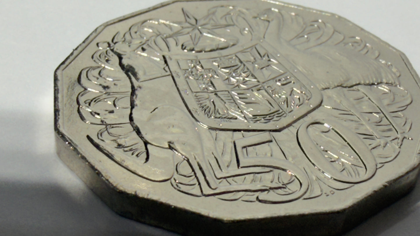 2019 IRB 50 Cent Coin - Uncirculated - Low Mintage -1.124 million - comes in 2x2