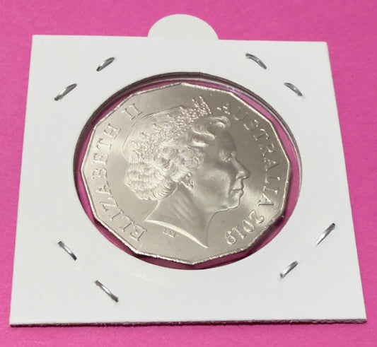 2019 IRB 50 Cent Coin - Uncirculated - Low Mintage -1.124 million - comes in 2x2