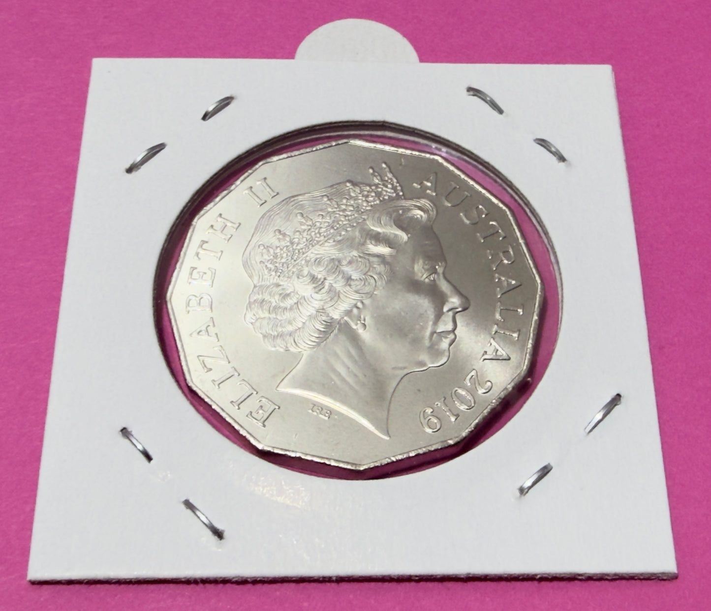 2019 IRB 50 Cent Coin - Uncirculated - Low Mintage -1.124 million - comes in 2x2