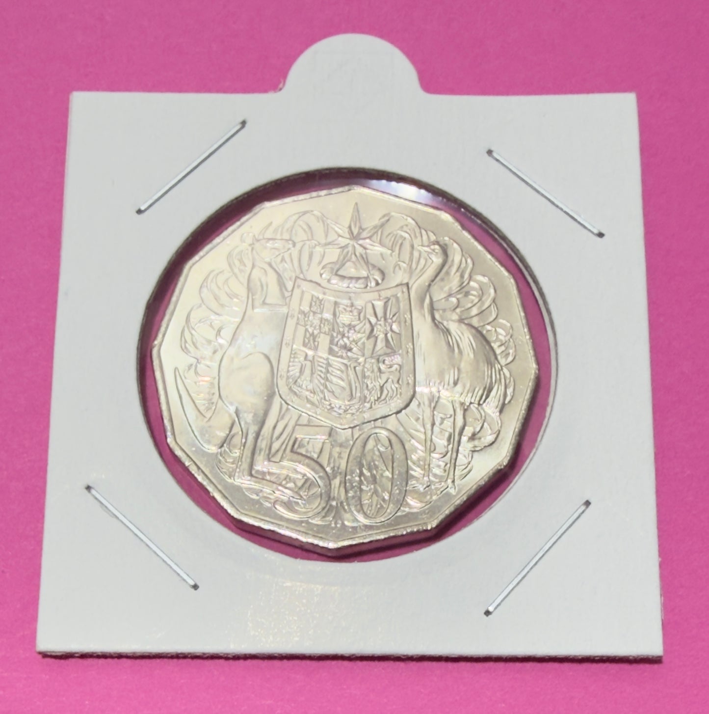 2019 IRB 50 Cent Coin - Uncirculated - Low Mintage -1.124 million - comes in 2x2
