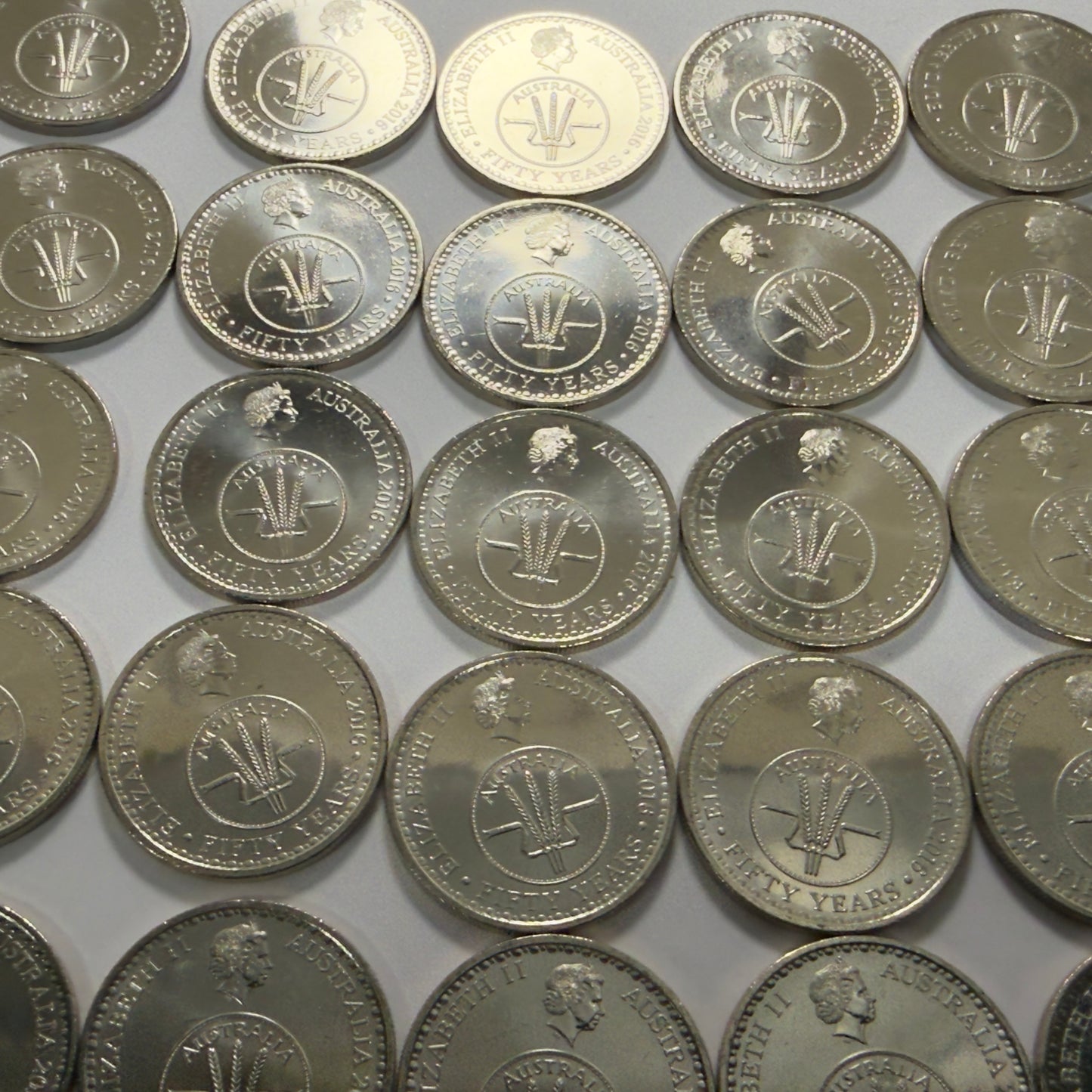 2016 10 Cent Coin - Changeover of Decimal Currency - Uncirculated - in 2x2