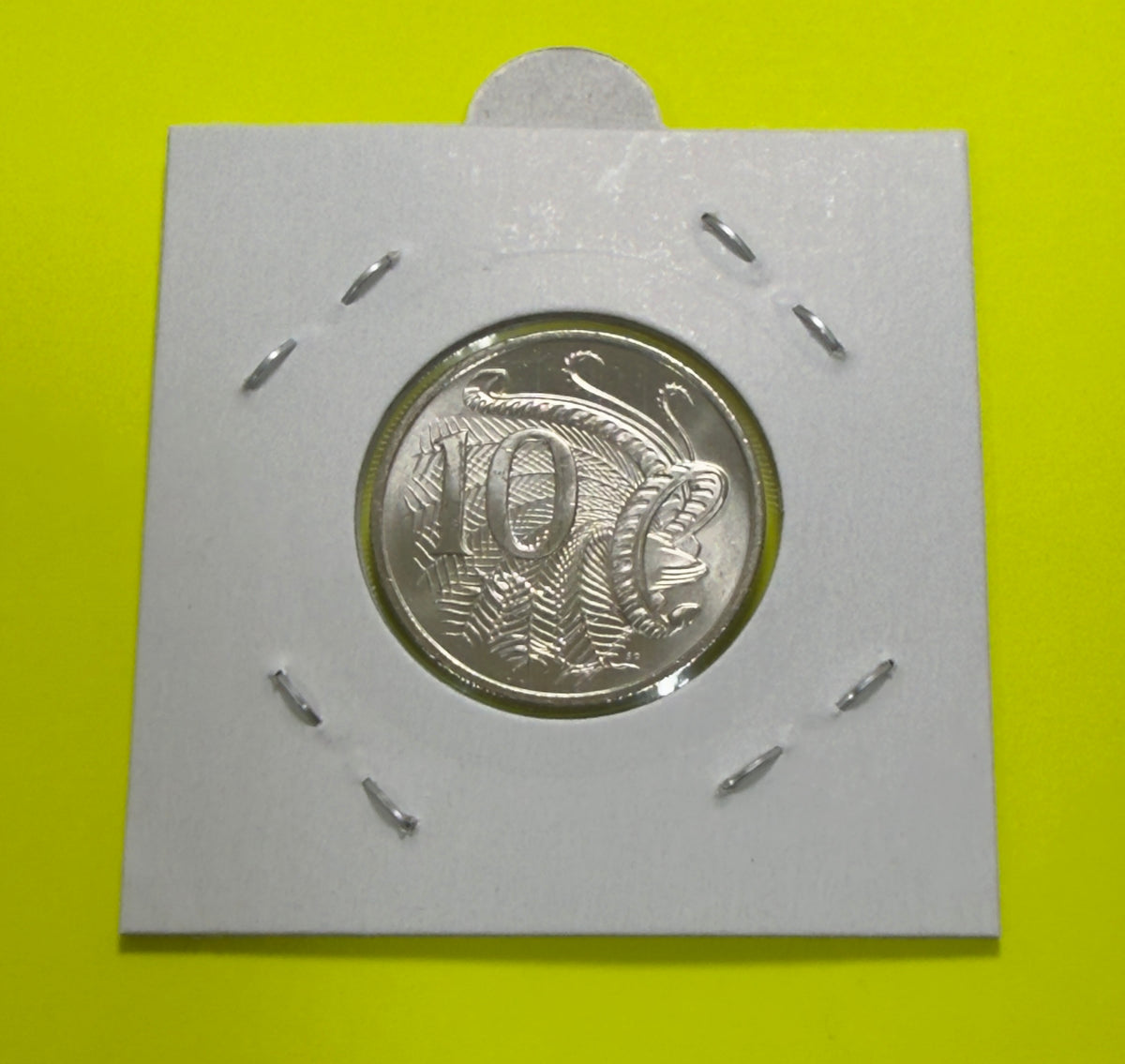 2016 10 Cent Coin - Changeover of Decimal Currency - Uncirculated - in 2x2