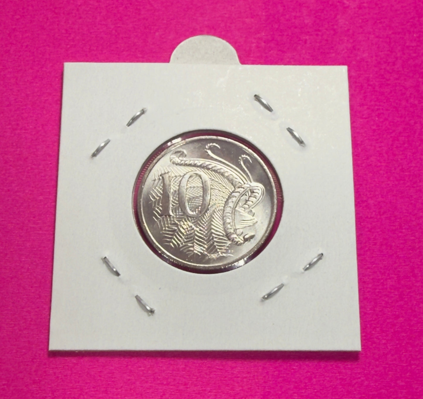 2016 10 Cent Coin - Changeover of Decimal Currency - Uncirculated - in 2x2