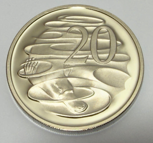 1993 20 Cent Proof Coin - Platypus - Twenty Cent Coin - comes in 2x2