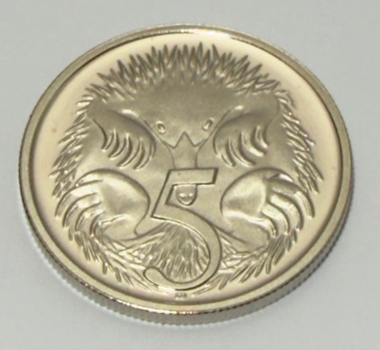 1993 5 Cent Proof Coin - comes in 2x2