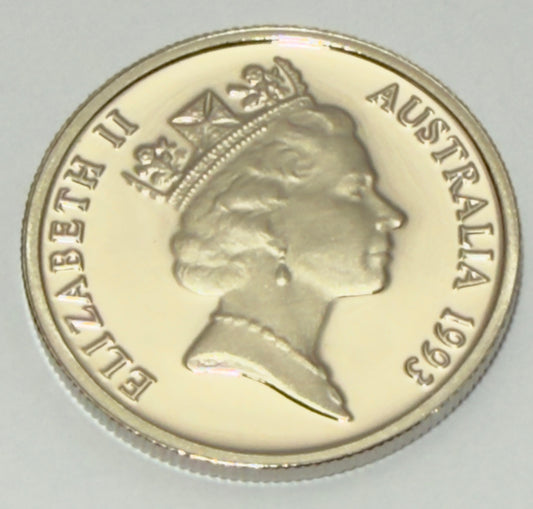 1993 10 Cent Proof Coin - comes in 2x2