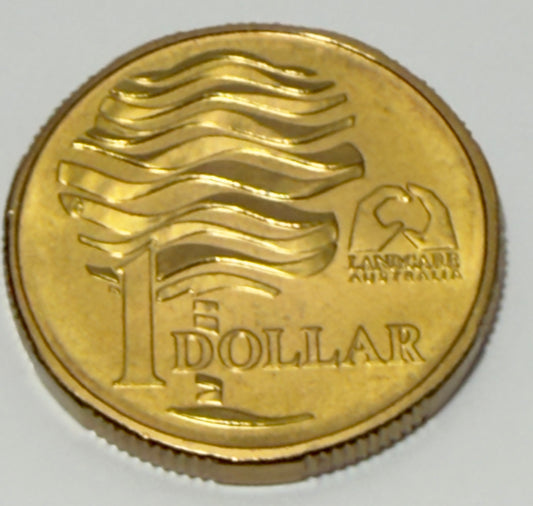 1993 $1 Coin - Choice Uncirculated - Water Is Life - ex mint set coin - in 2x2