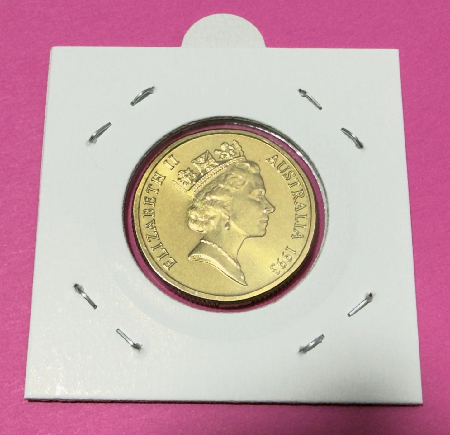 1993 $1 Coin - Choice Uncirculated - Water Is Life - ex mint set coin - in 2x2
