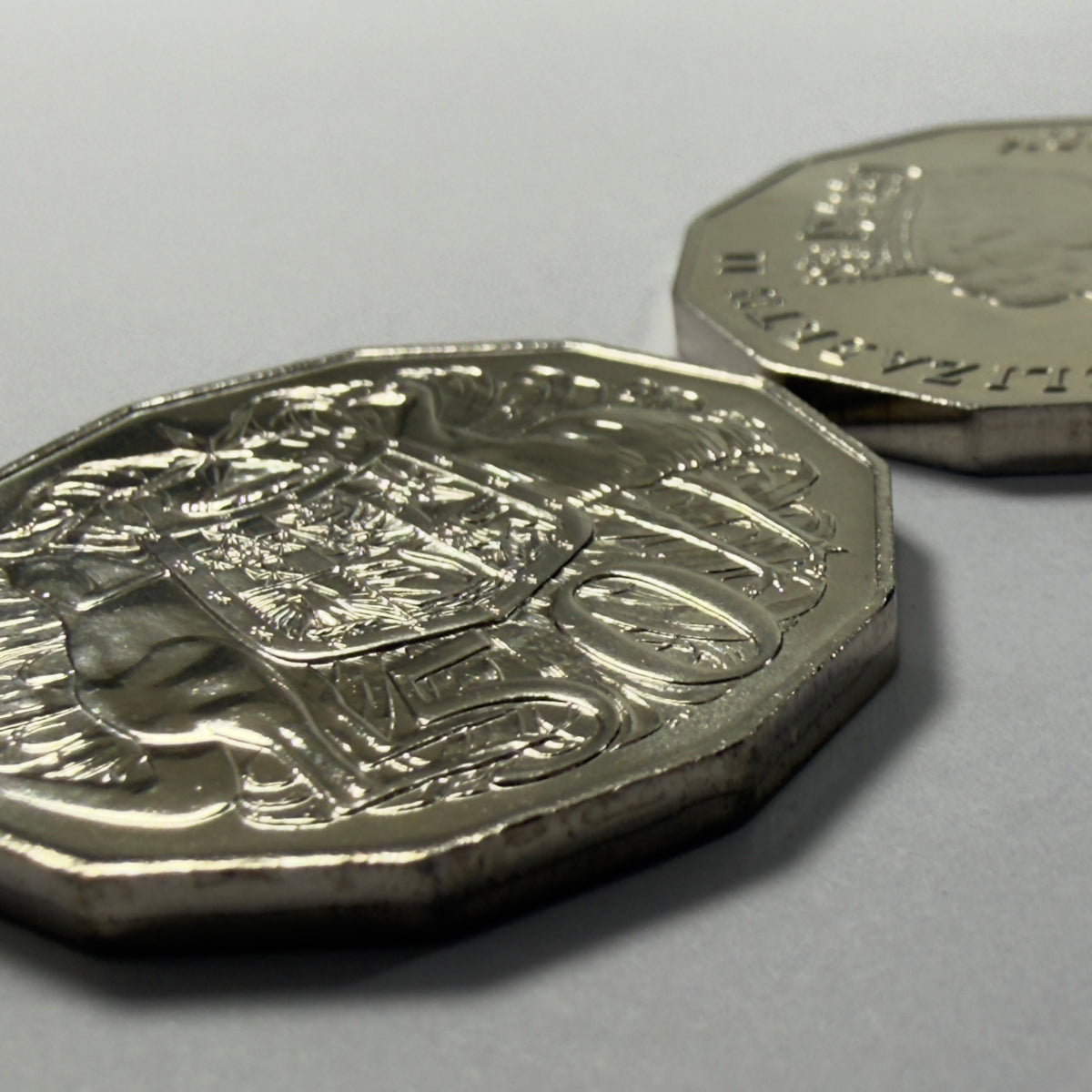 1990 50 Cent Coin - Choice Uncirculated - Mint Set ONLY Coin - comes in 2x2