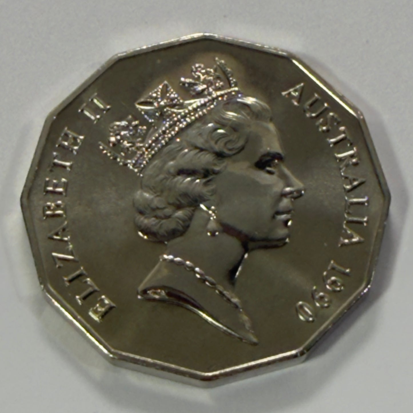 1990 50 Cent Coin - Choice Uncirculated - Mint Set ONLY Coin - comes in 2x2
