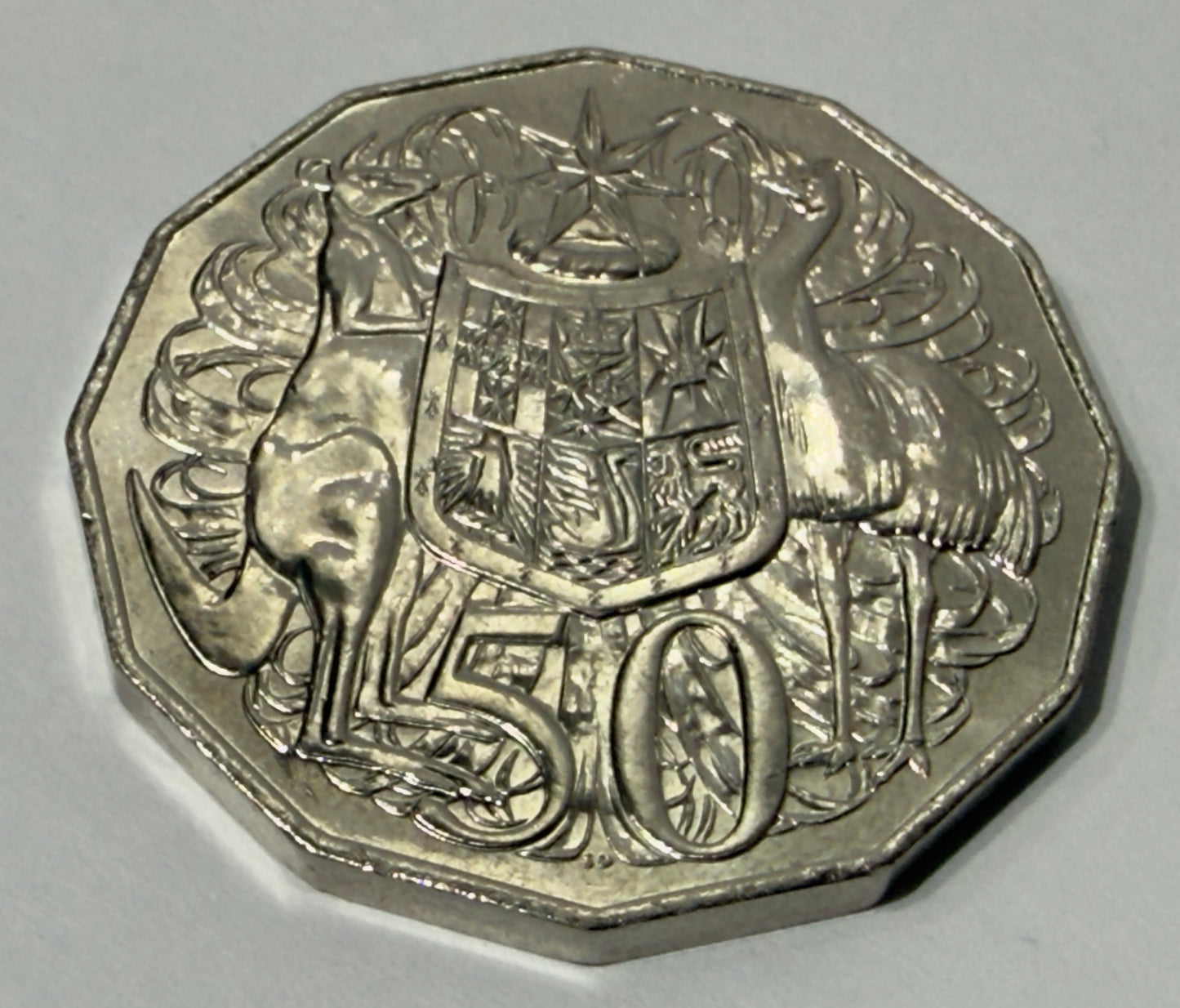 2017 50 Cent Coin - Uncirculated - Coat of Arms - comes in 2x2