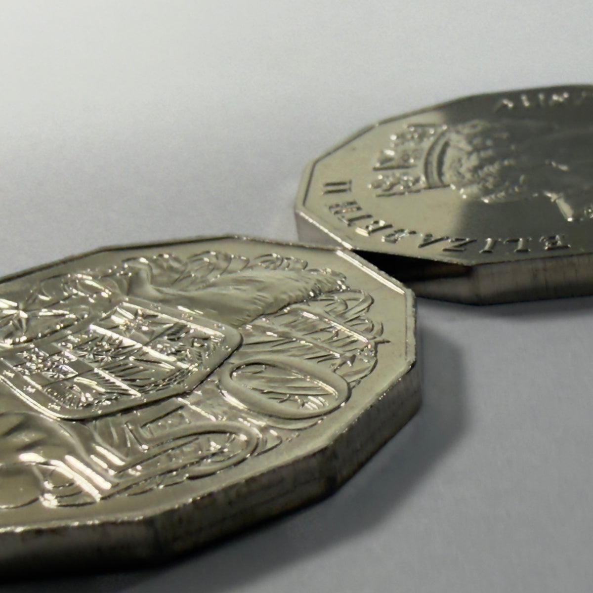 1990 50 Cent Coin - Choice Uncirculated - Mint Set ONLY Coin - comes in 2x2