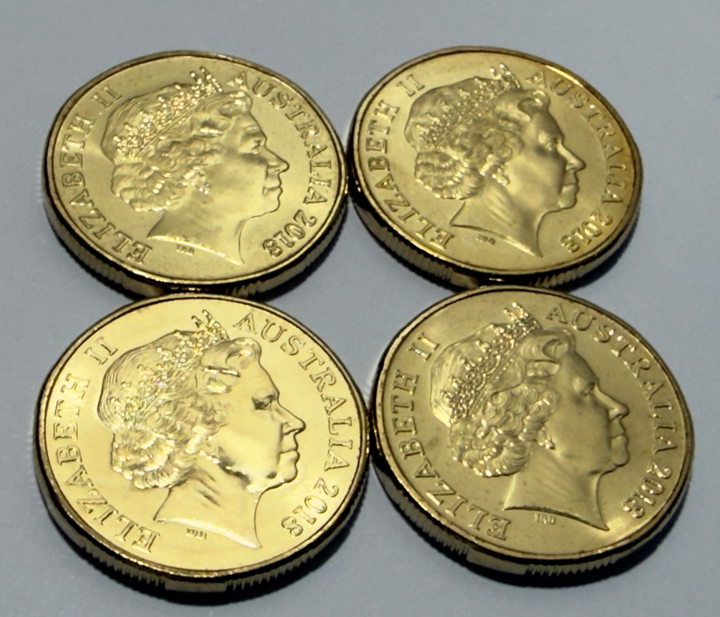 2018 $1 Commonwealth Games Set of 4 Coins - Uncirculated - come in 2x2s