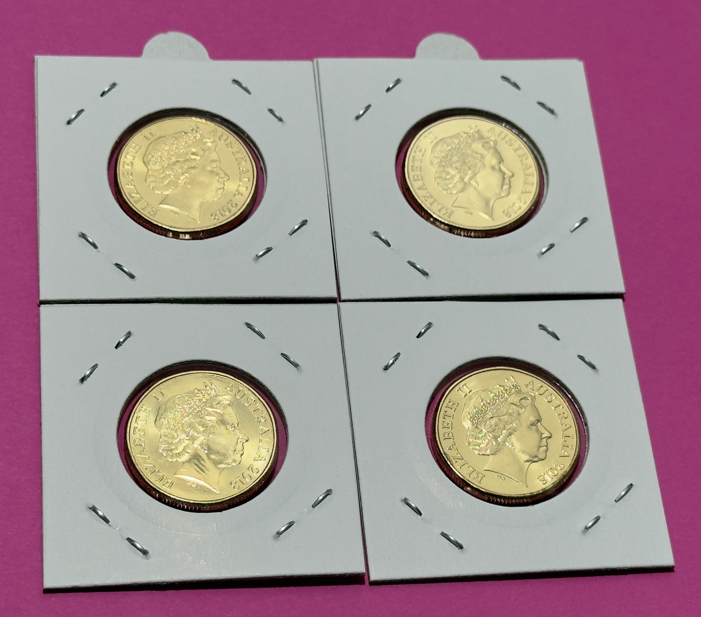 2018 $1 Commonwealth Games Set of 4 Coins - Uncirculated - come in 2x2s