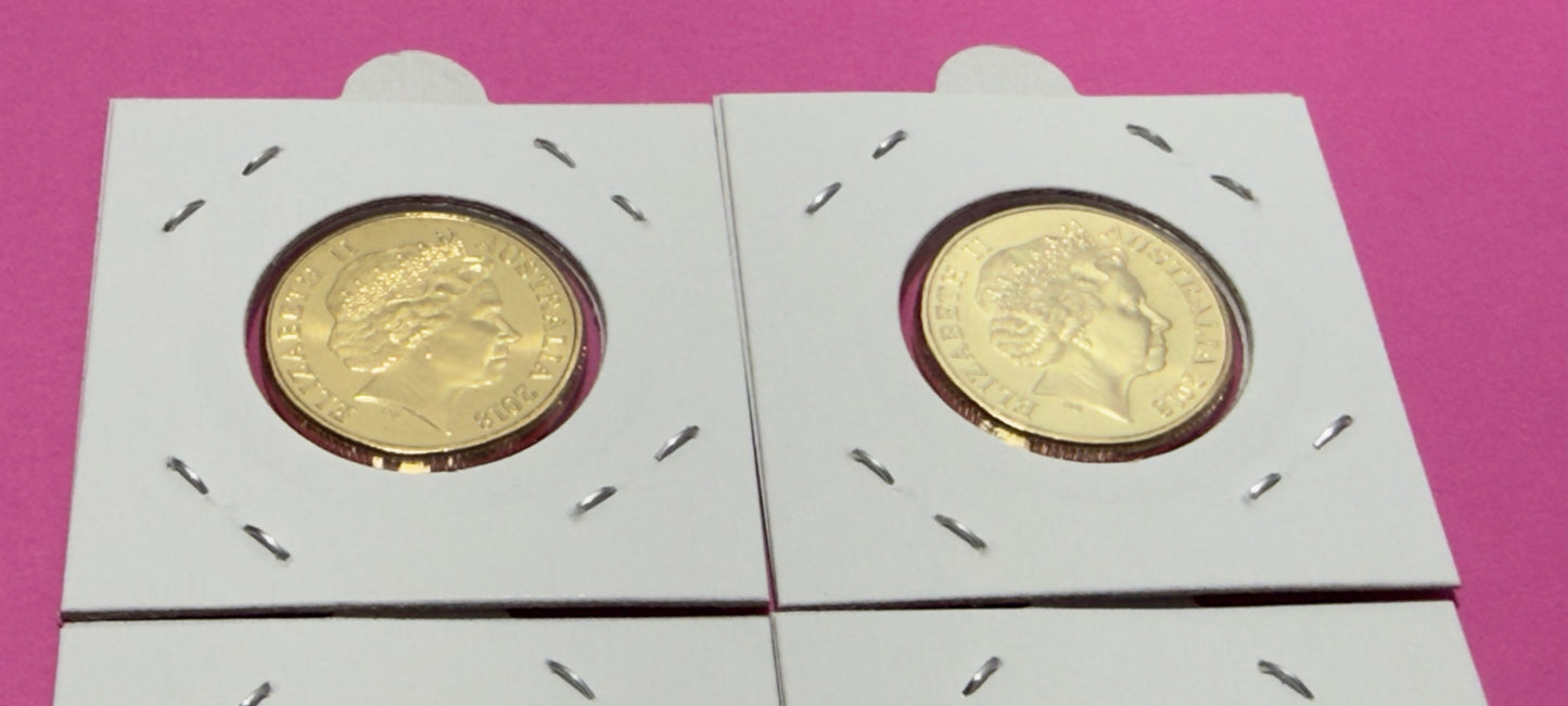 2018 $1 Commonwealth Games Set of 4 Coins - Uncirculated - come in 2x2s