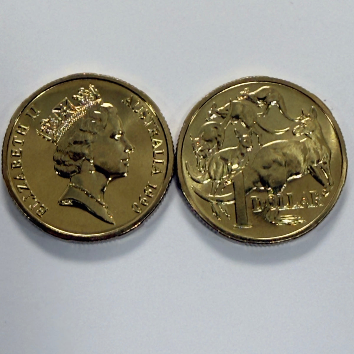 1990 $1 Coin - Choice Uncirculated - MINT SET ONLY coin - One Dollar - in 2x2