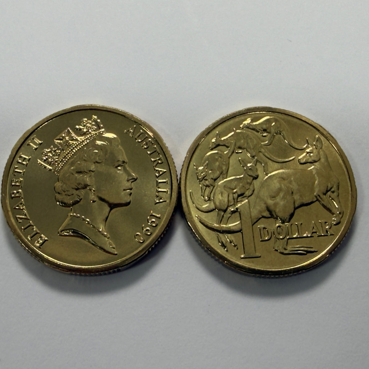 1990 $1 Coin - Choice Uncirculated - MINT SET ONLY coin - One Dollar - in 2x2