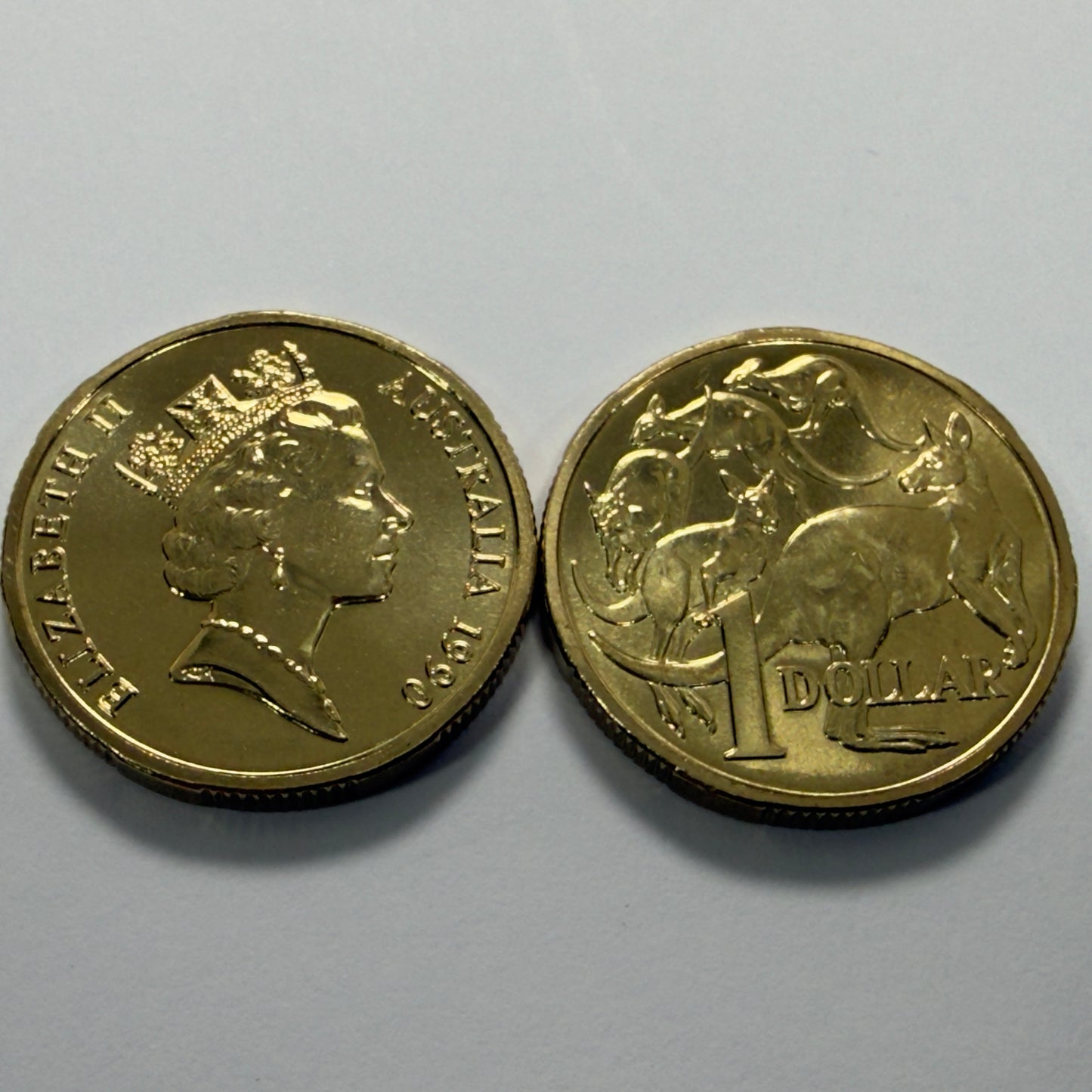 1990 $1 Coin - Choice Uncirculated - MINT SET ONLY coin - One Dollar - in 2x2