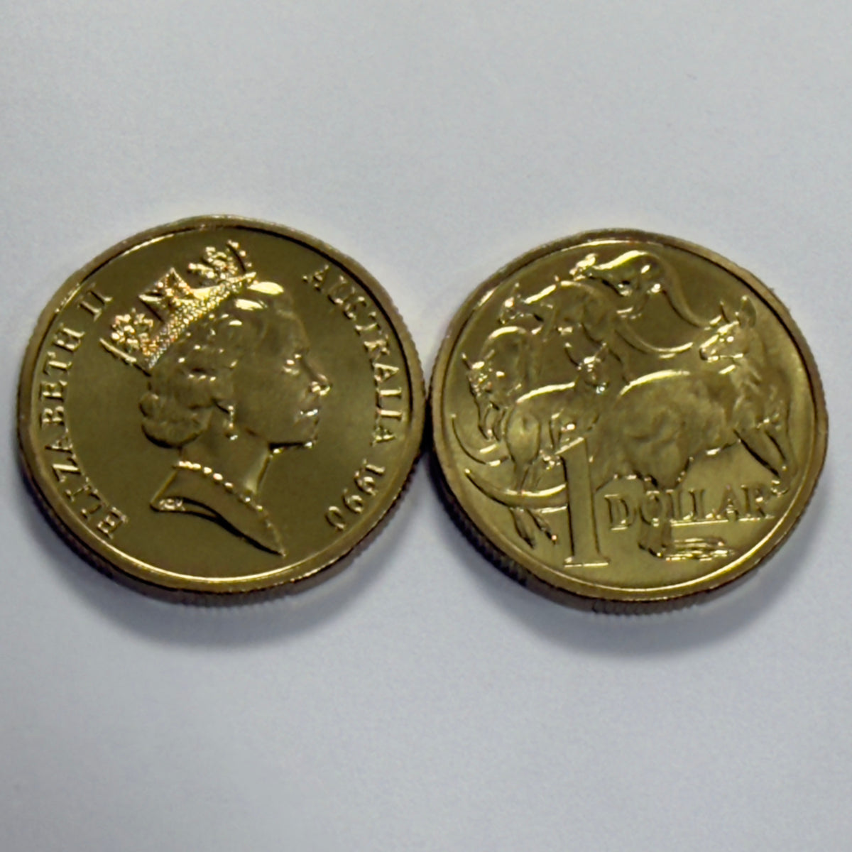 1990 $1 Coin - Choice Uncirculated - MINT SET ONLY coin - One Dollar - in 2x2