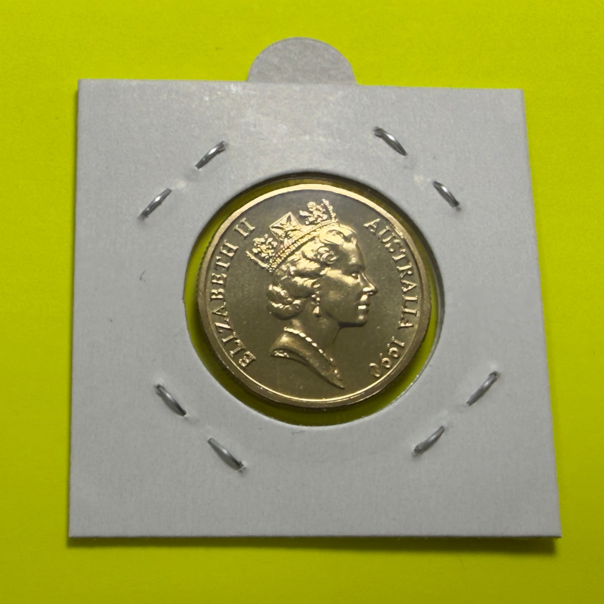 1990 $1 Coin - Choice Uncirculated - MINT SET ONLY coin - One Dollar - in 2x2