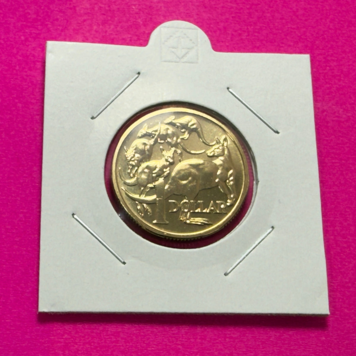 1990 $1 Coin - Choice Uncirculated - MINT SET ONLY coin - One Dollar - in 2x2