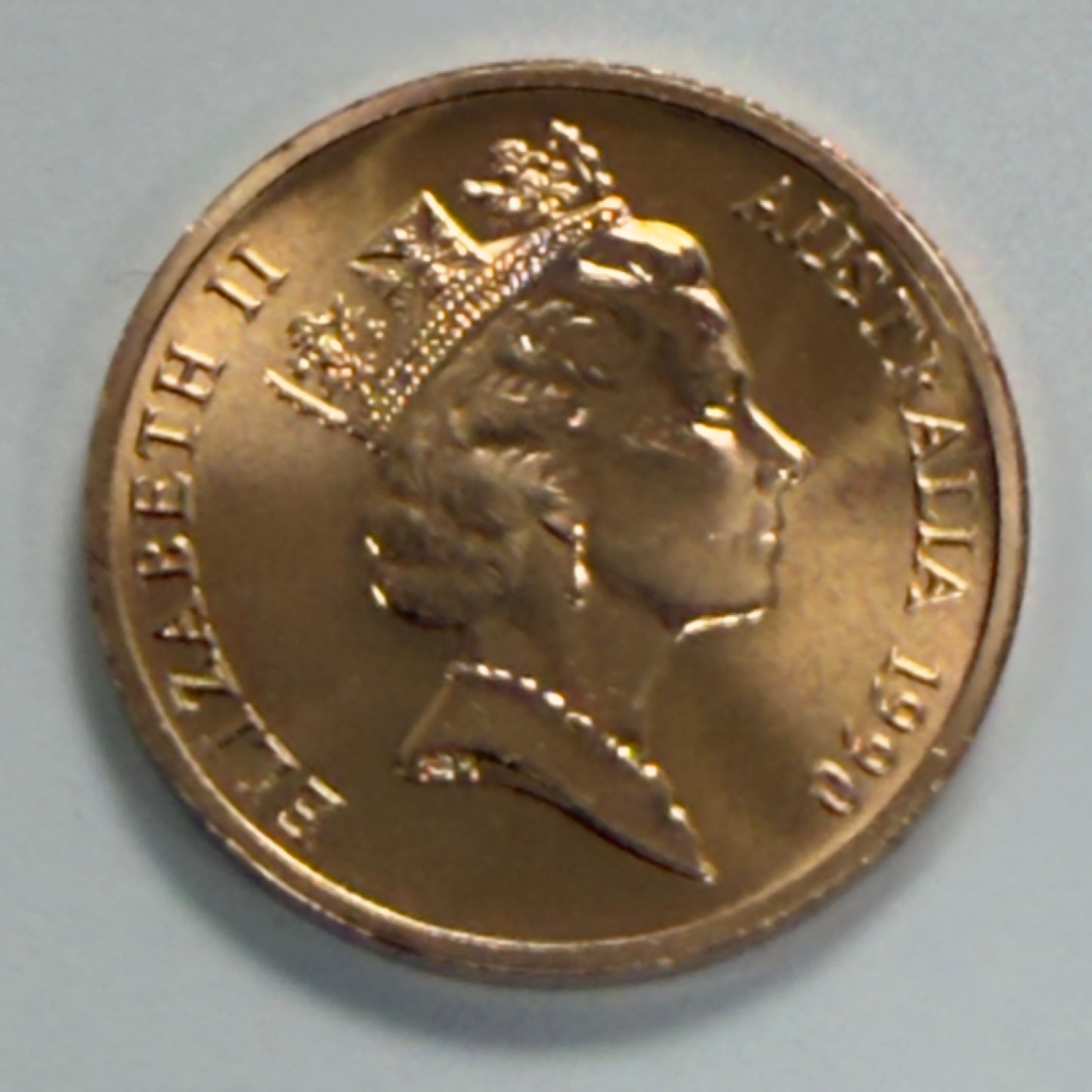 1990 1 Cent Coin - Choice Uncirculated - Ex MINT SET 1c Coin - Comes In 2x2